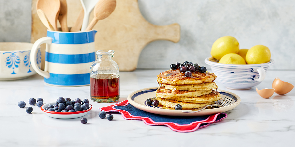 Blueberry and Ricotta Pancakes KitchenAid Bing Lee
